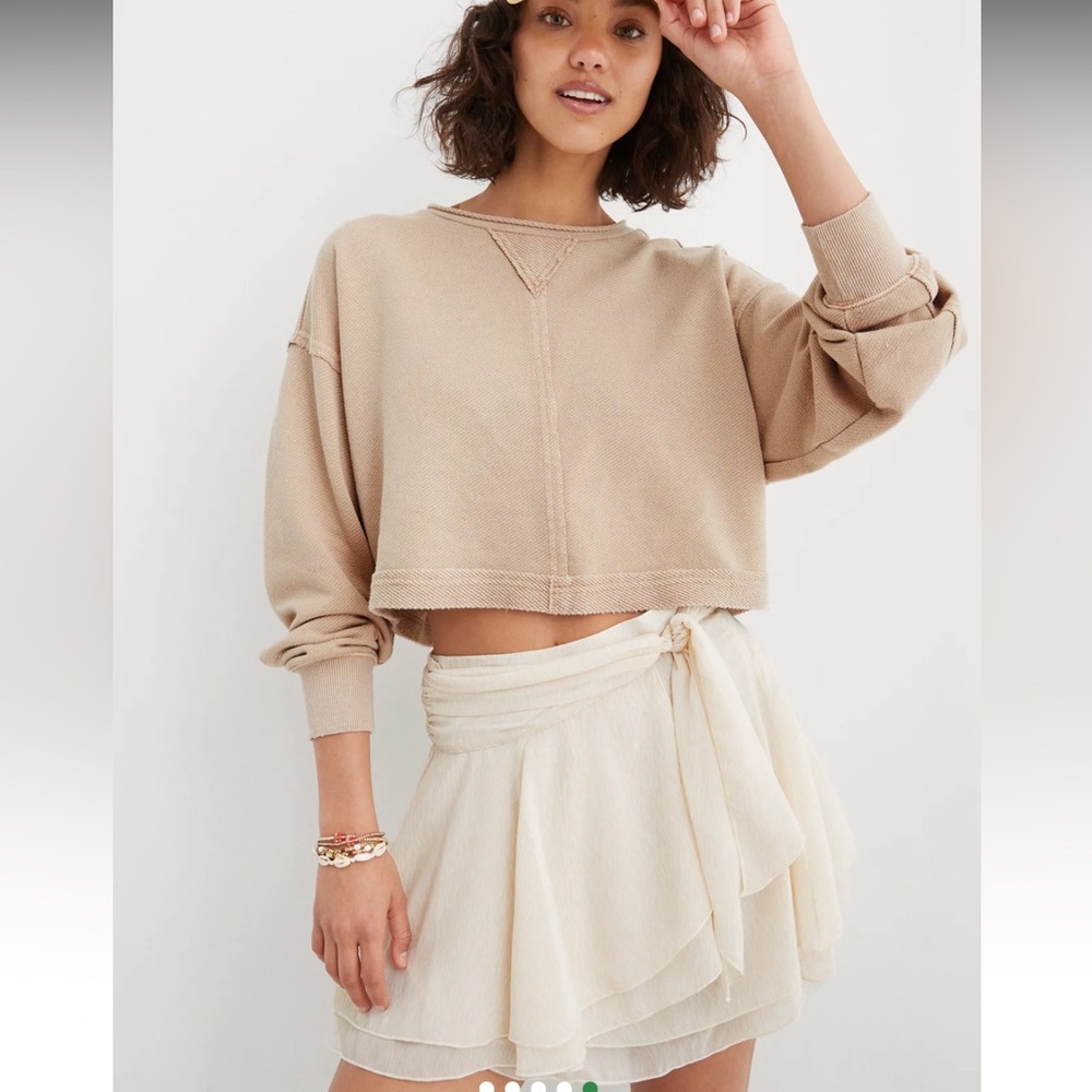 NWT Aerie Chiffon Wrap Skirt